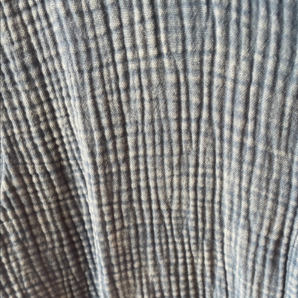 Thread & supply Casual Blue Button Down Shirt - Picture 3 of 4